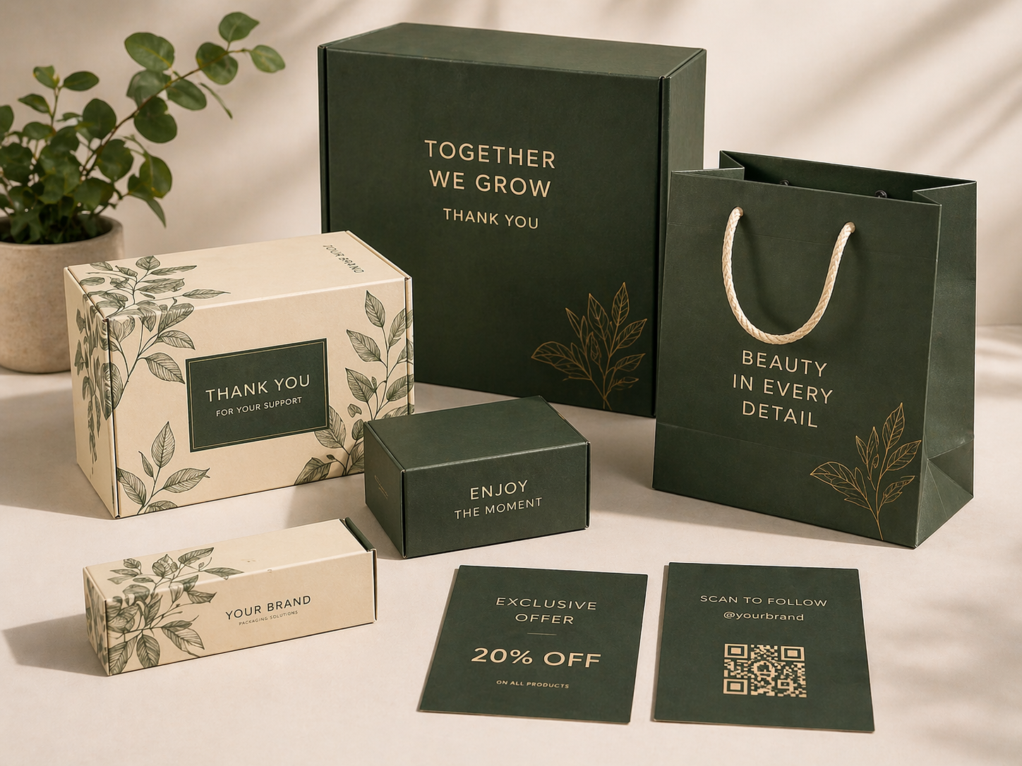 Brand promotion packaging and seasonal campaign packaging
