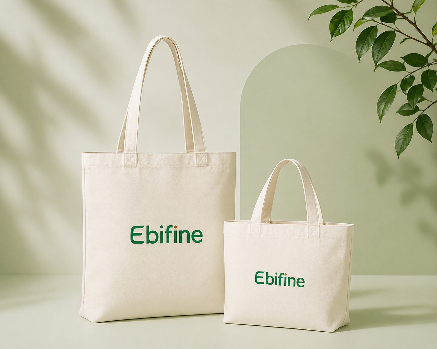 Custom canvas tote bags and non-woven bags for retail and boutique stores