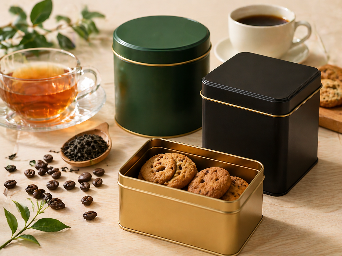 Food tin packaging -- custom OEM