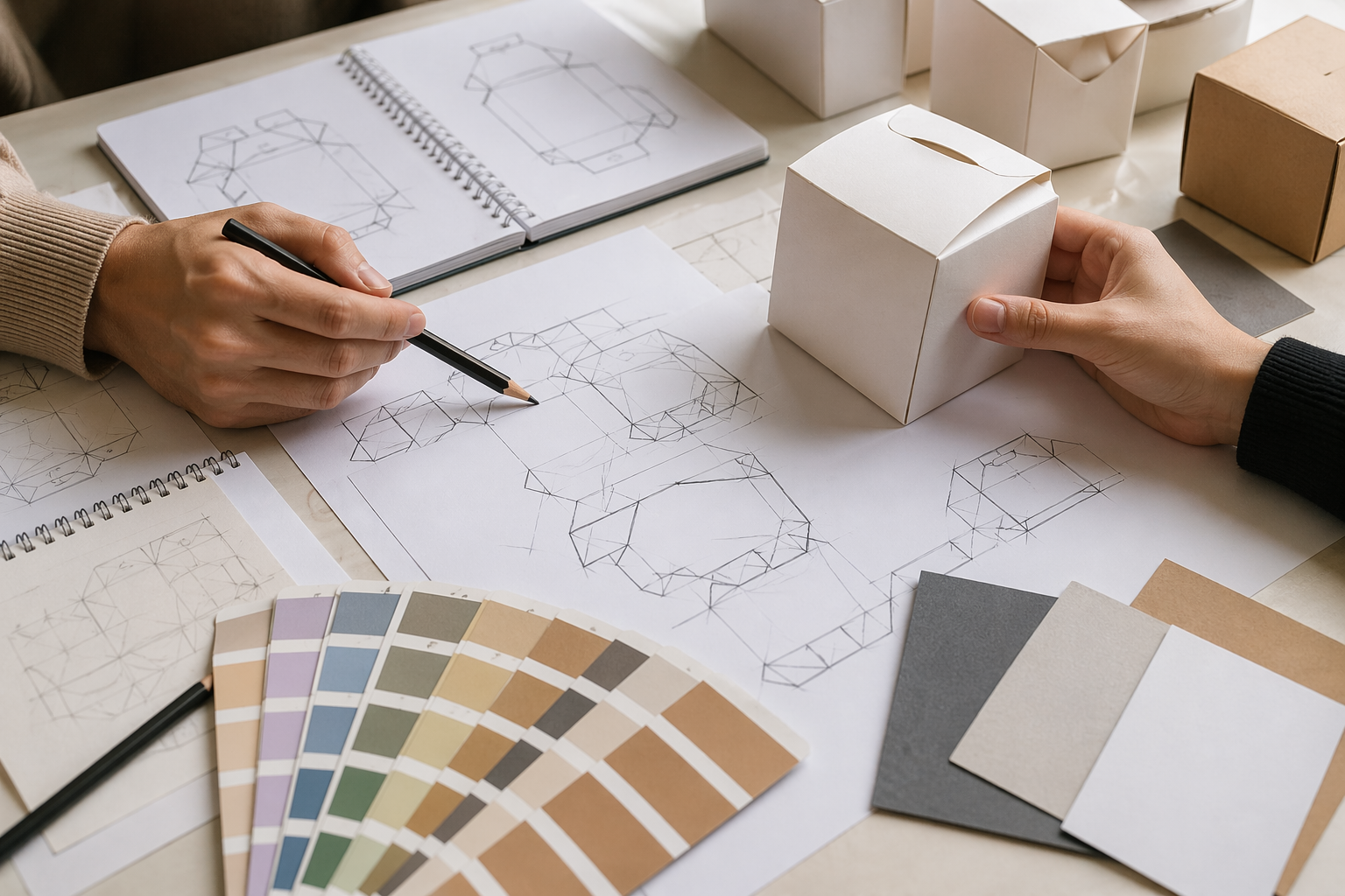 Packaging design support for custom packaging