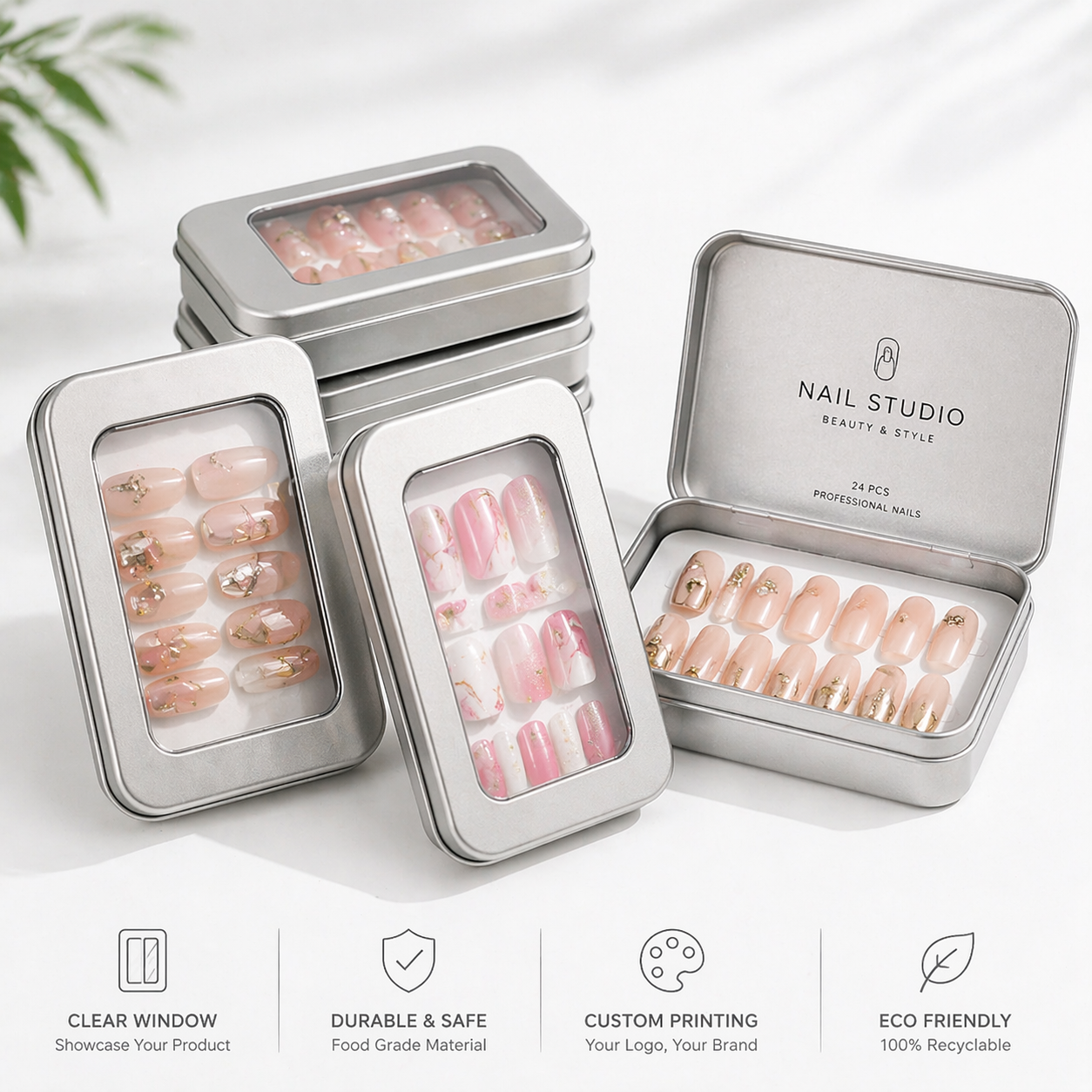 Tin box with window -- custom OEM packaging
