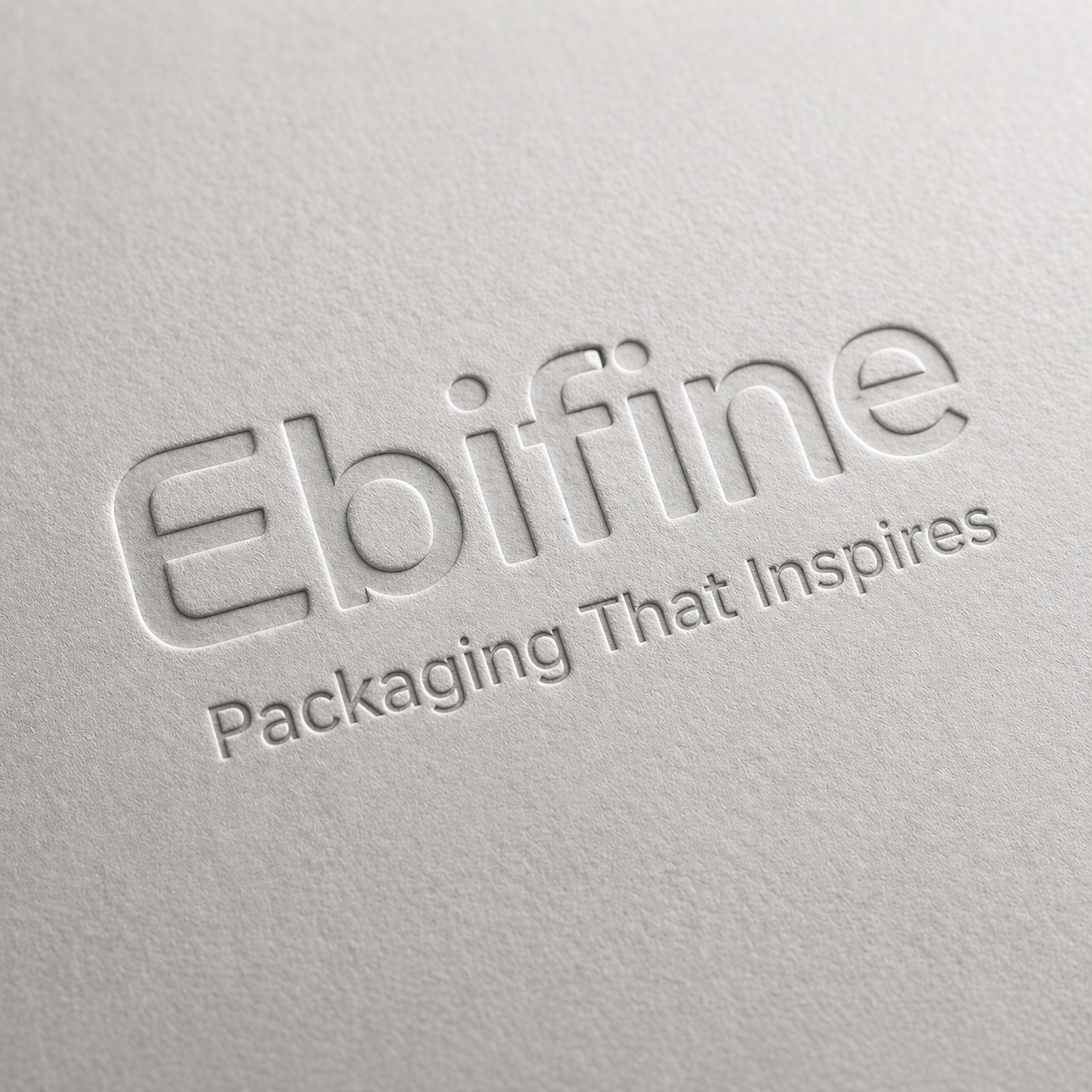 Embossing and debossing on premium packaging