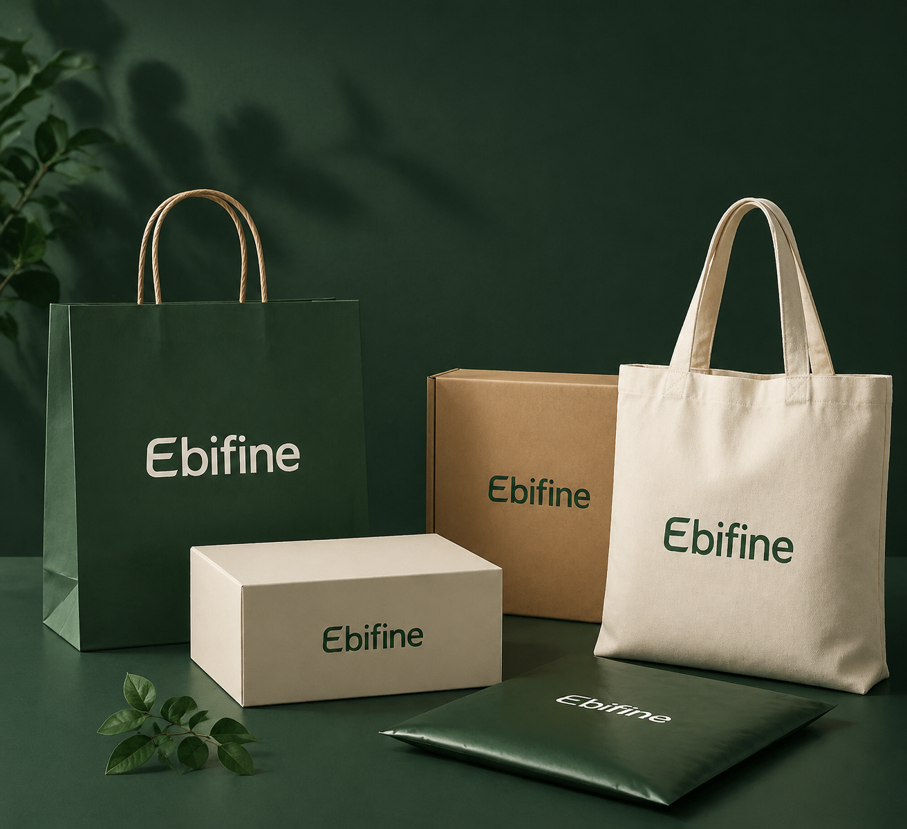 Custom branding and logo printing on retail packaging bags