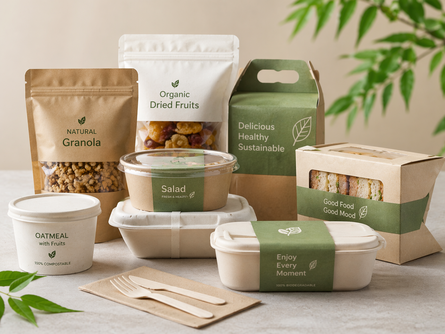 Food packaging solutions -- custom boxes and flexible packaging for food brands