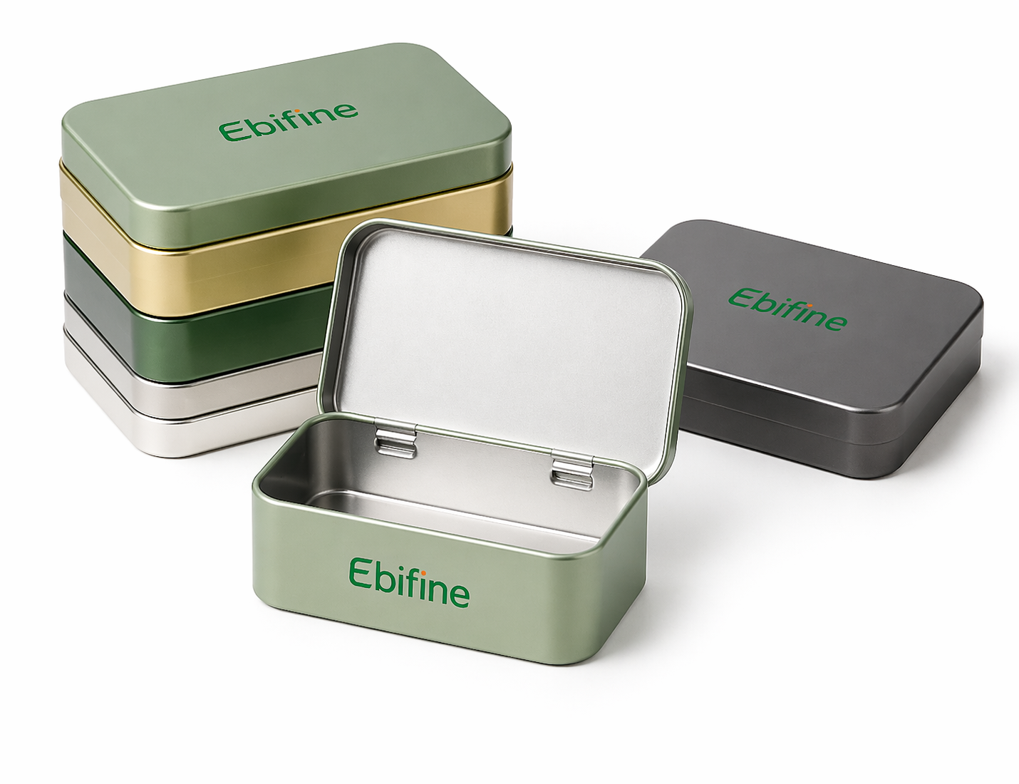 Hinged Lid Tin Box