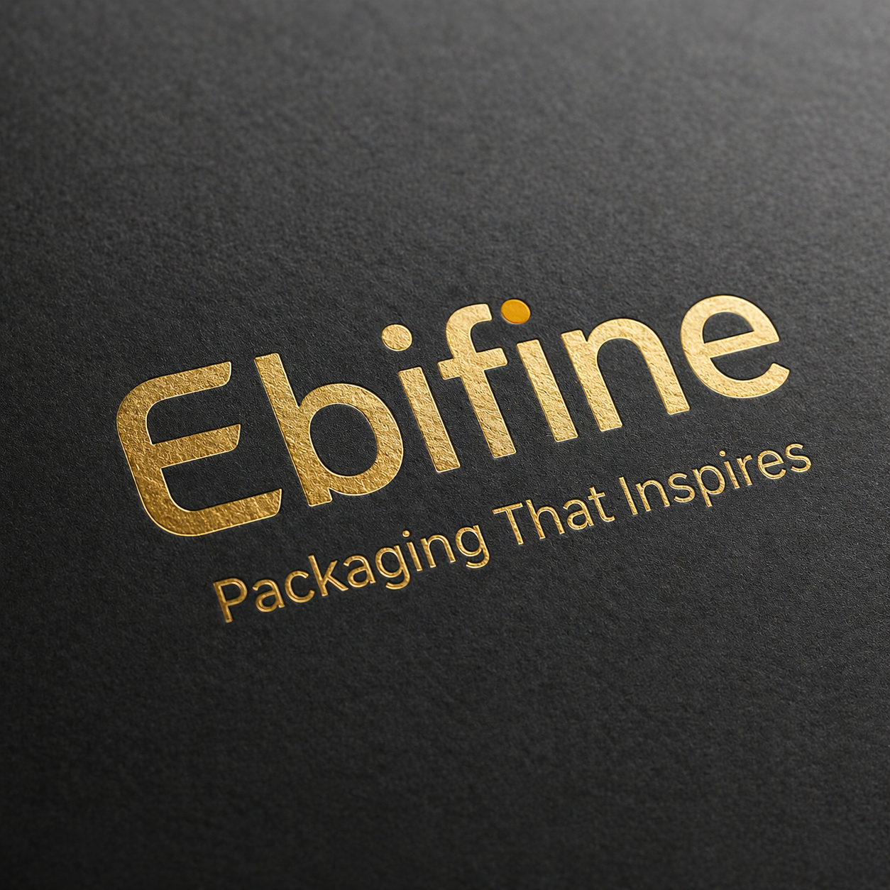 Hot stamping foil finishing on packaging