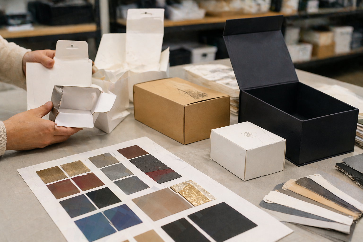 Packaging sample approval before mass production