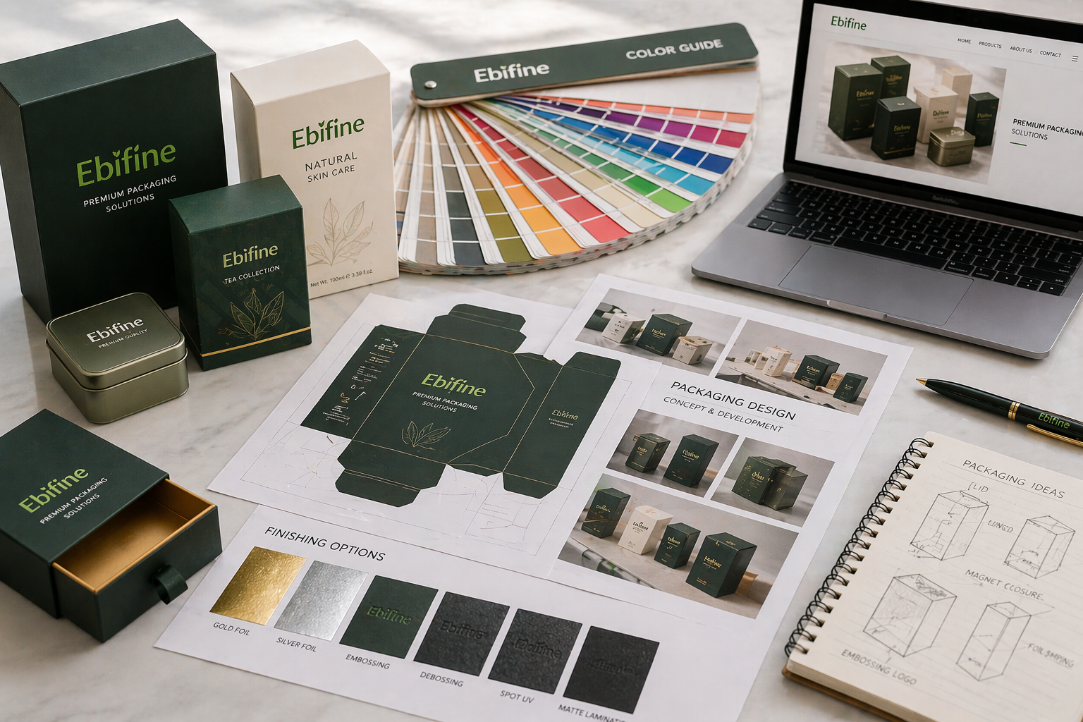 Ebifine factory team and production facility