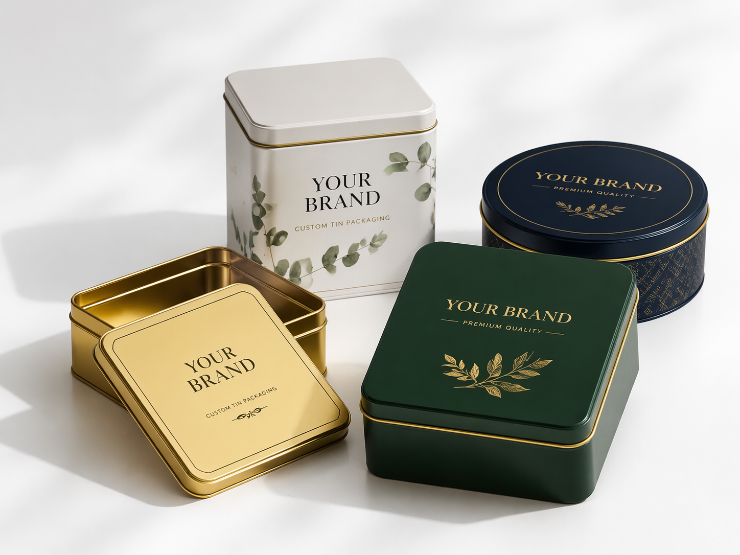 Custom tin box manufacturing -- premium OEM tin packaging