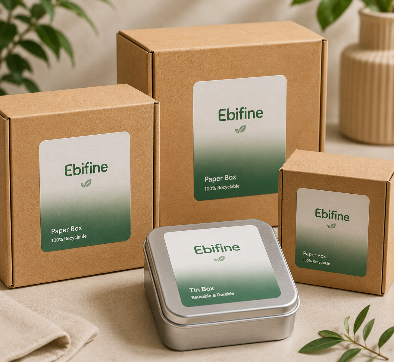 Product box sticker labels
