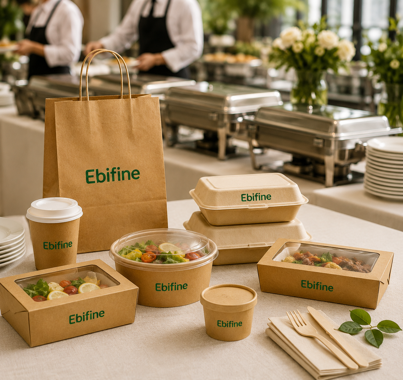 Catering disposable packaging