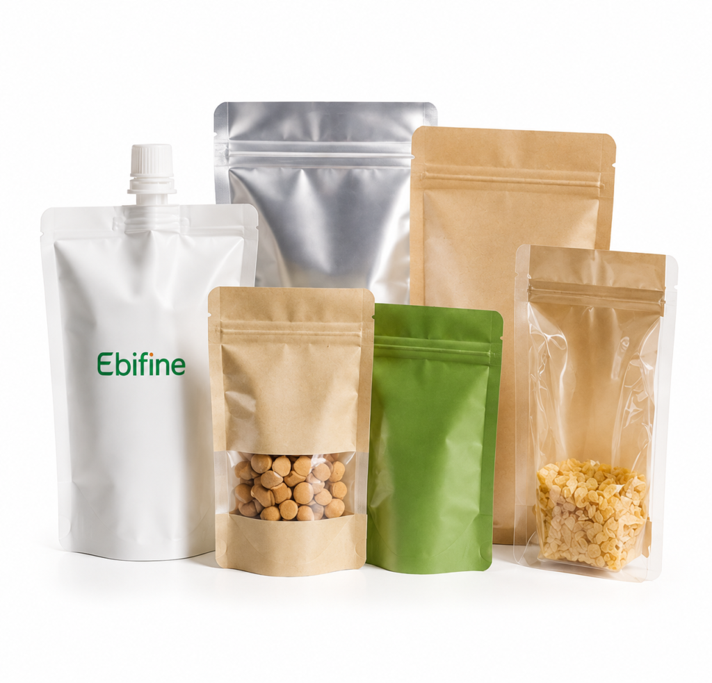 Flexible packaging OEM manufacturer stand-up pouches