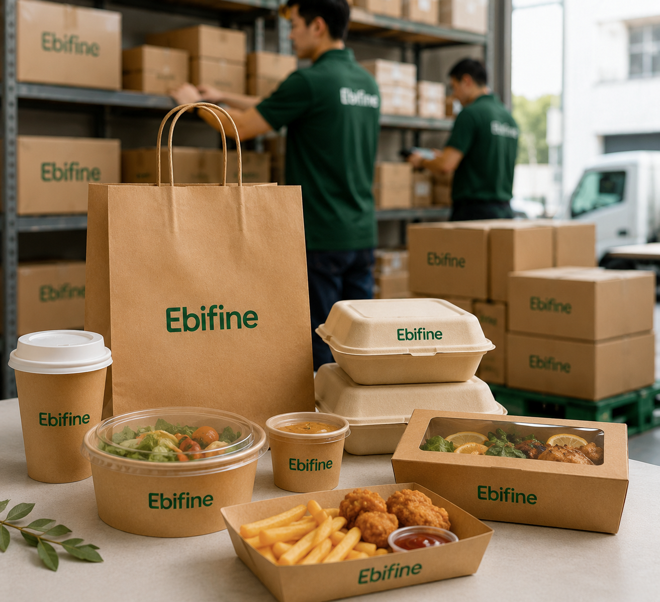 Food distributors wholesale packaging