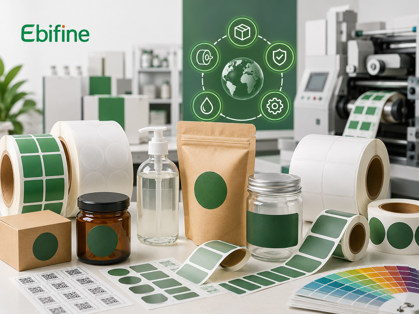 Custom sticker labels printing factory