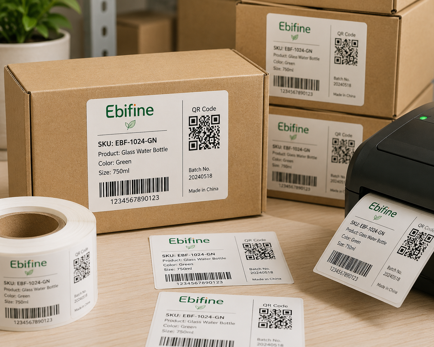 Product barcode labels manufacturer