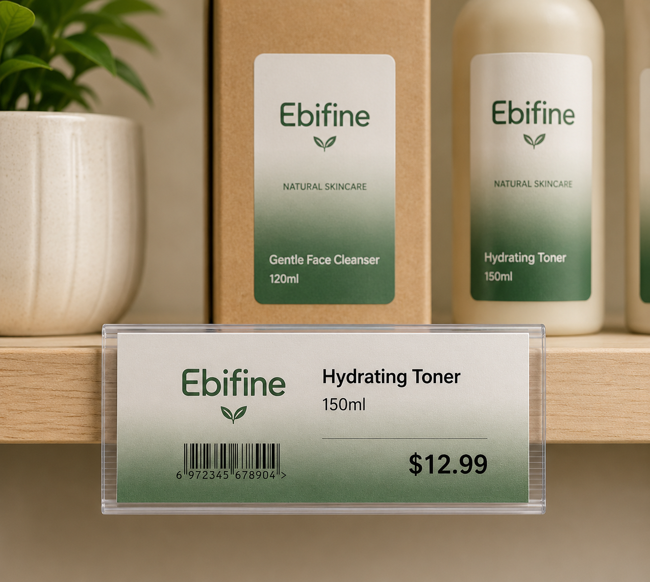 Retail product labels and stickers