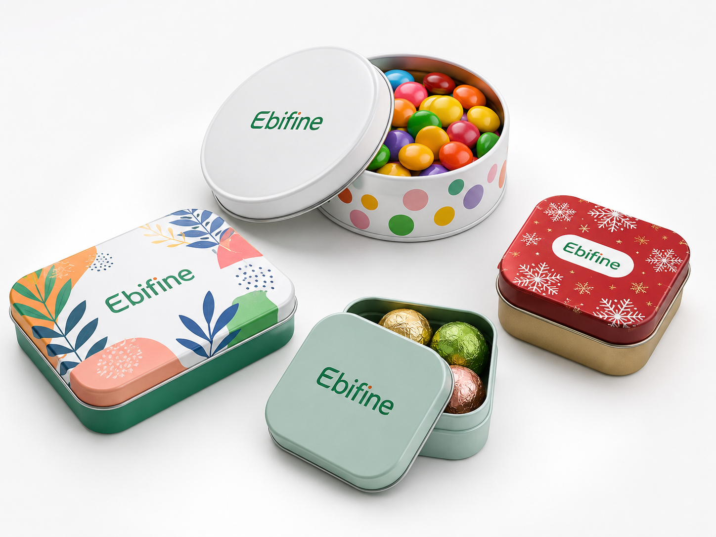 Candy tin boxes