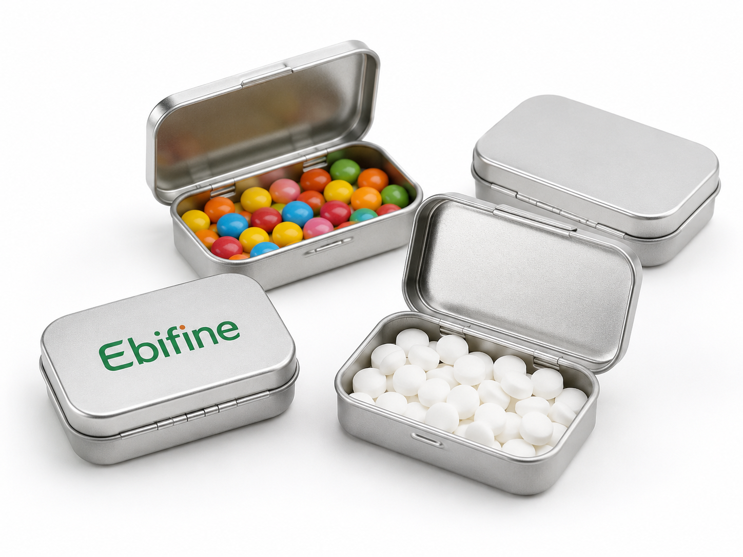 Hinged mint tin boxes