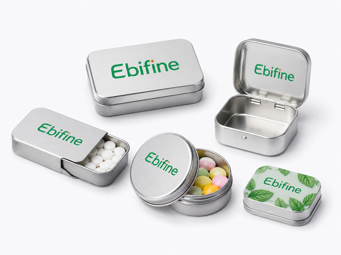 Mint tin boxes with lids