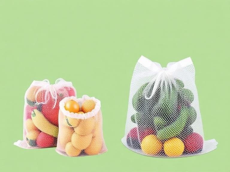 1. Ebifine Premium Drawstring Mesh Pouches