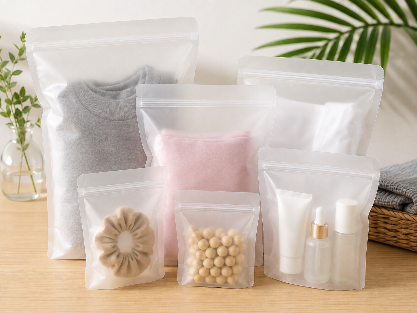 Frosted Zipper Bags Wholesale Suppliers