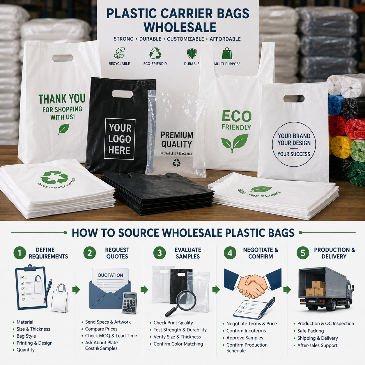 How to Source Wholesale Plastic Bags