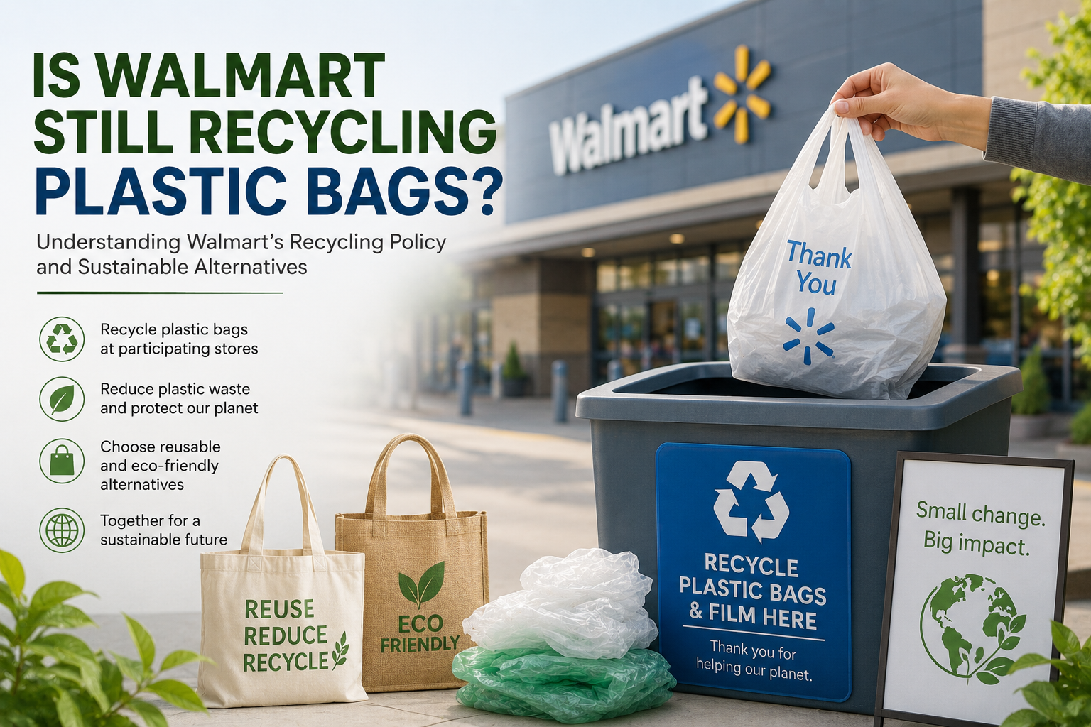 Is Walmart Still Recycling Plastic Bags?