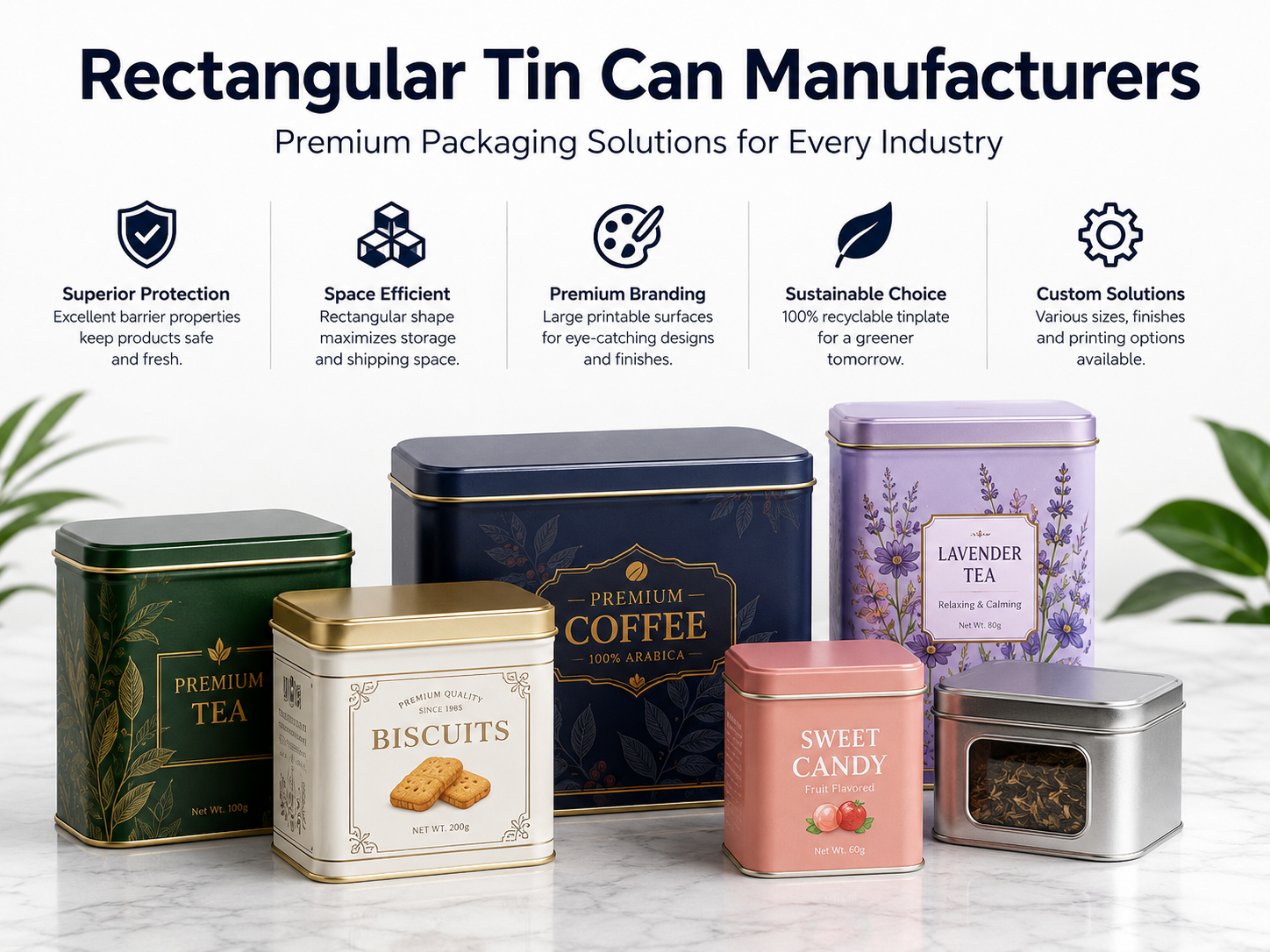 rectangular tin can manufacturers