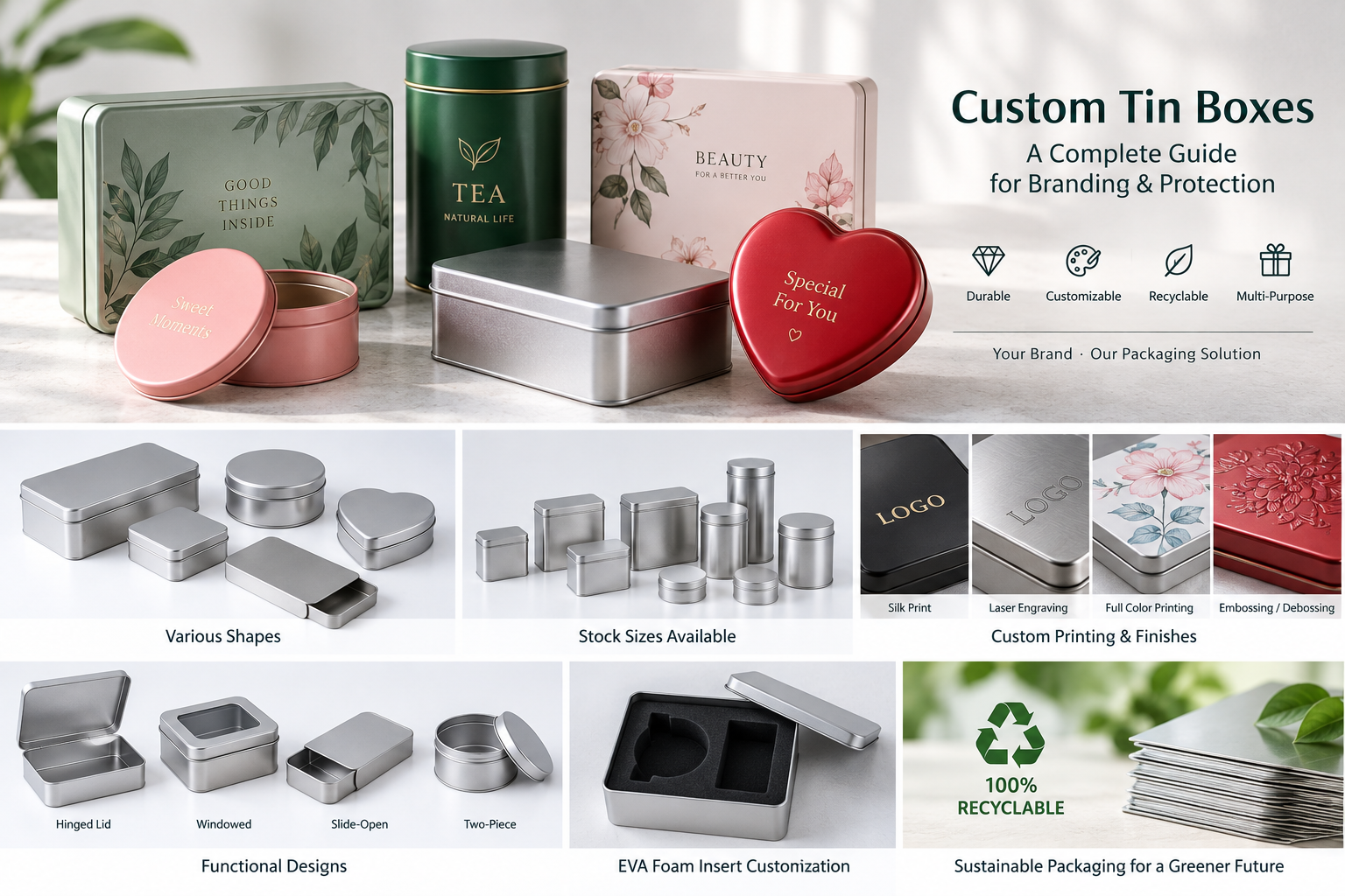 Custom Tin Box Size