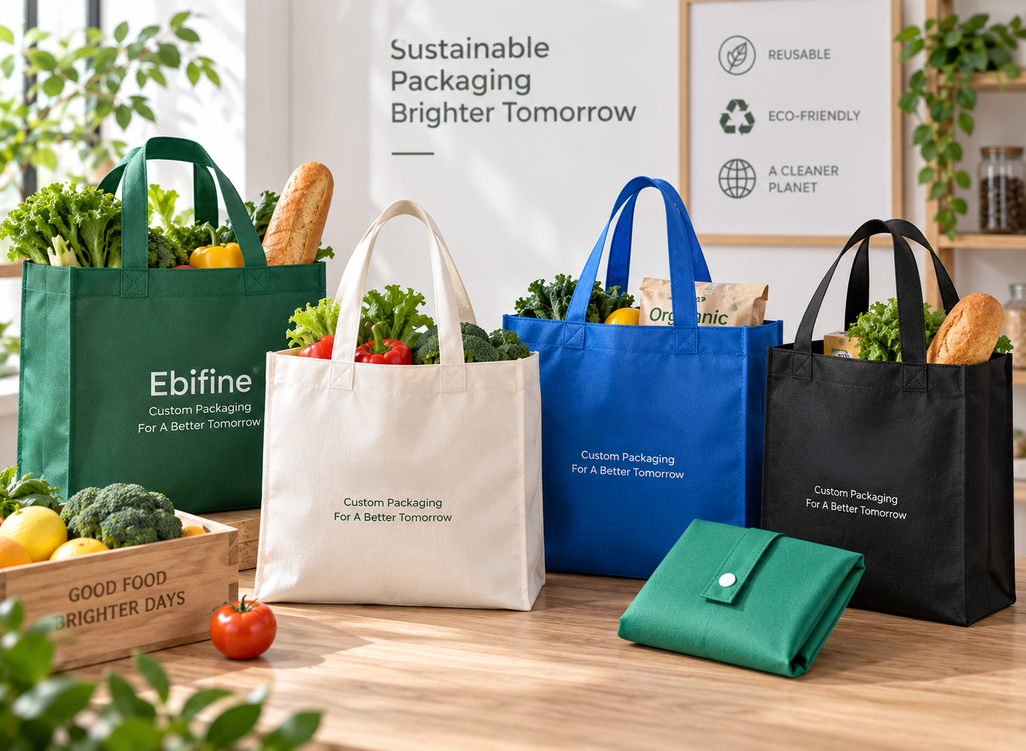 Reusable Grocery Bags Bulk