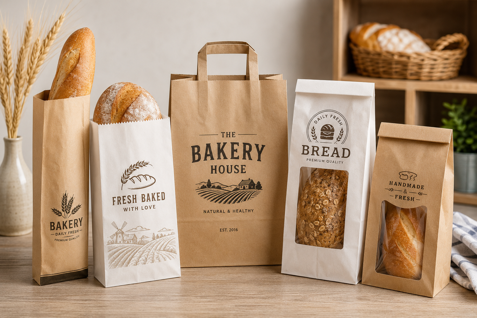 Defining Structural and Material Specifications to Create Custom Paper Bread Bags with Logo