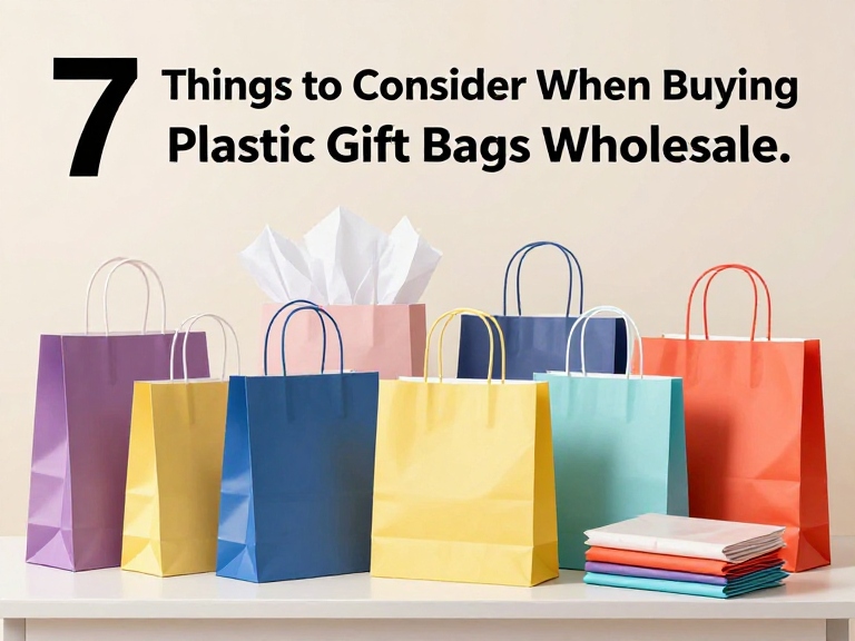 7 Things to Consider When Buying Plastic Gift Bags Wholesale